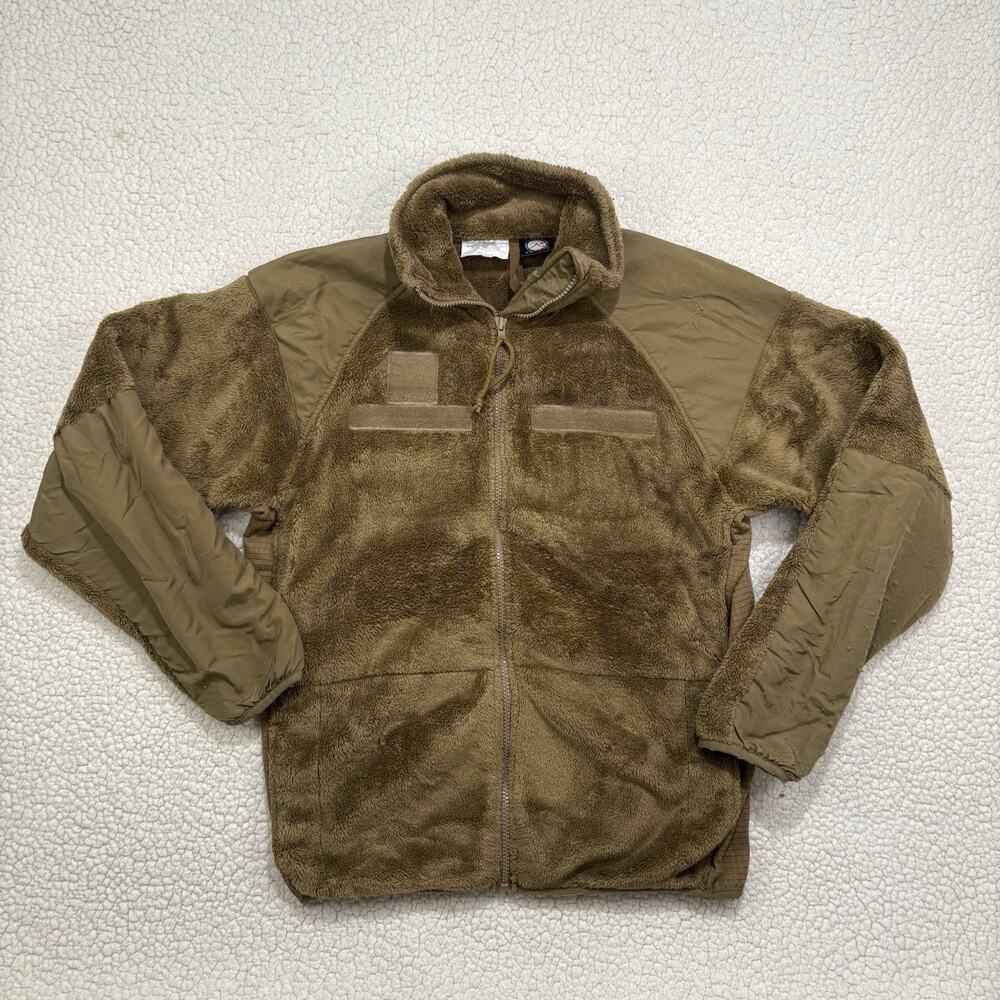 US Army Air Force Rothco Fleece‎ Jacket Cold Weather GEN III Coyote Size Small?